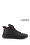 Men's Black Zippered Genuine Leather Outdoor Boots