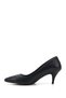 Navy Blue Antique Gön Genuine Leather Pointed Toe Thin Medium Heeled Stiletto Women's Shoes 24236 - 6
