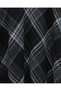 Plaid Patterned Cashmere Flared Skirt - Black - 3