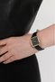 Perseph Gold Case Black Leather Cord Women Wrist Watch - 3