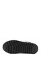 Women's Black Suede Zippered Thick Soled Boots - 7