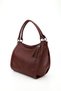 Women's Burgundy Tassel Shoulder Bag - 4