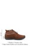 Women's Tan Painted Lace-Up Genuine Leather Comfort Boots - 3
