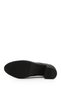 Black Gön Genuine Leather Round Toe Medium Heeled Lace Up Women's Shoes 24230 - 7