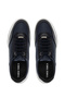 Men's Genuine Leather Navy Blue Sneakers & Sports Shoes - 5