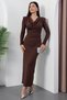 Degaje Collar Long Sleeve Stone Dress 2025-4383 - 4