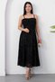 Madonna Collar Glittery Strap Dress Dks1460 - 5
