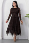Crew Neck Skirted Glitter Tulle Dress Dks1387-1 - 6