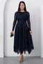 Crew Neck Skirted Glitter Tulle Dress Dks1387-1