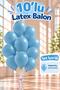12 inch light blue balloon 10pcs - 2
