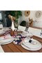 American Service Set, Batik Pattern, 6 Placemats, 6 Napkins, 6 Napkin Rings and Runner Cover - 4