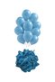 12 inch light blue balloon 10pcs - 5