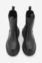 Women's Thick Sole Elastic Side Band Daily Boots Bekira Black - 7