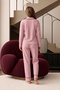 Winter Welsoft Plush Pearl Fleece Buttoned Pajama Set 'silky Texture' - 5