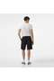 Go-To Embroidered Star Chevron Fleece Unisex Black Shorts - 4