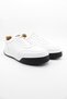 White Laced Antique 100% Leather Casual Shoes 1033250164 - 3