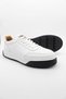 White Laced Antique 100% Leather Casual Shoes 1033250164 - 4