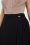 Yandan Pile-Textured Elastic Waist Amvelop Skirt-Pants - 5