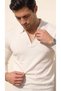 Men's Long Sleeve Half Zipper Slim Knitwear T-Shirt