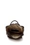 Women's Brown Genuine Leather Handbag and Backpack - 6