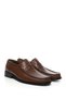 Brown Antique Heart Platinum Genuine Leather Round Toe Leathery Sole Casual Men's Shoes 01031 - 3