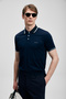 Hold Smart Men's Polo T-Shirt Navy Blue - 3