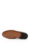 Men's Brown Leather Sole Genuine Leather Loafer Shoes - 5