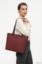 Women's Burgundy Shoulder Bag - 3