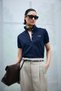 Anka Women's Polo T-Shirt Navy Blue - 2