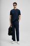 Soft Modern Graphic T-Shirt Navy Blue - 2