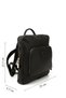 Women's Black Genuine Leather Handbag and Backpack - 4