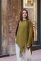 Tassel Detail Sweater Oil Green - 5