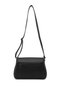 Women's Black Long Strap Shoulder Bag - 6