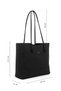 Women's Black Suede Puppy Shoulder Bag - 4