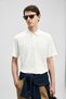 Hudson Smart Men's Polo T-Shirt White