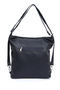 Navy Blue Gön Women's Shoulder and Backpack B0651 - 5
