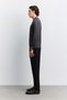 Men's Anthracite Crew Neck Easy-Iron Wrinkle-Resistant Long Sleeve Regular Fit Knitwear Sweater A62Y5001 - 4