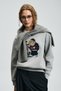 Diamond Damen Strick-Sweatshirt Hellgrau - 4