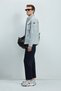 Albert Smart Men's Chino Trousers Comfort Pleated Navy Blue - 2