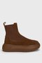Monica Women's Leather Boots Camel Hair