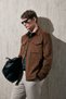 Cole Men's Shirt Jacket Camel Hair