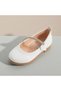 Girls' White Colorful Stone Orthopedic Sole Stylish Ballet Flats - 3
