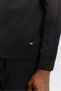 Men's Black Crew Neck Easy-Iron Wrinkle-Resistant Long Sleeve Regular Fit Knitwear Sweater A62Y5084 - 3