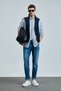 Gerardo Smart Jean Men's Trousers Regular Fit Blue