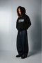 Black Crupt Fur Men's Jacket Zip Hoodie - 3