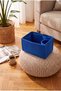 Single Compartment Bag Organizer Saks Blue Color 28 X 15 X 12 Dimensions (Length X Height X Width) - 4