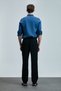 Pitaya Men's Linen Shirt Comfort Fit Cobalt Blue - 6