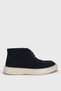 Derek Men's Leather Sneaker Shoes Navy Blue