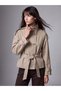Sparkling Choices from Shining Store Women's Trench Coat with High Collar and Loose Fit - 2