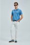 Vernon Smart Men's Polo T-Shirt Indigo - 5